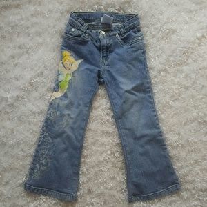 Disney size 4 little girls tinkerbell jeans